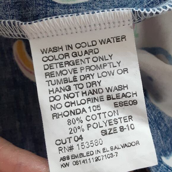 Eleanor Rose E is for Elephant Rhonda Twirl Dress Girls 8-10 Circus Alphabet - Picture 8 of 8